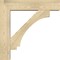 Ekena Millwork Imperial Block Rough Sawn Bracket w/ Offset Brace, Douglas Fir, 8"W x 36"D x 36"H BKT0806X36X36IMP05RDF - alternate 3